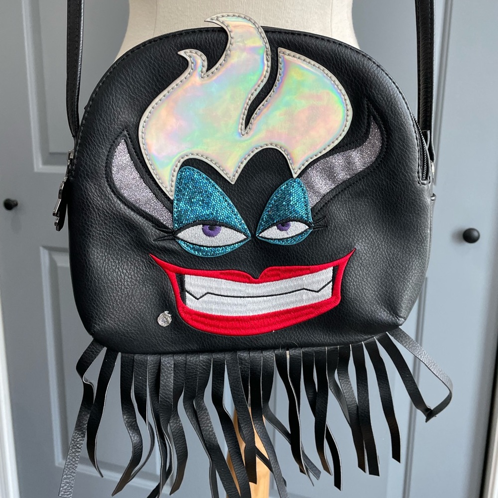 Danielle Nicole Disney Rare Ursula Fringe Purse H… - image 1